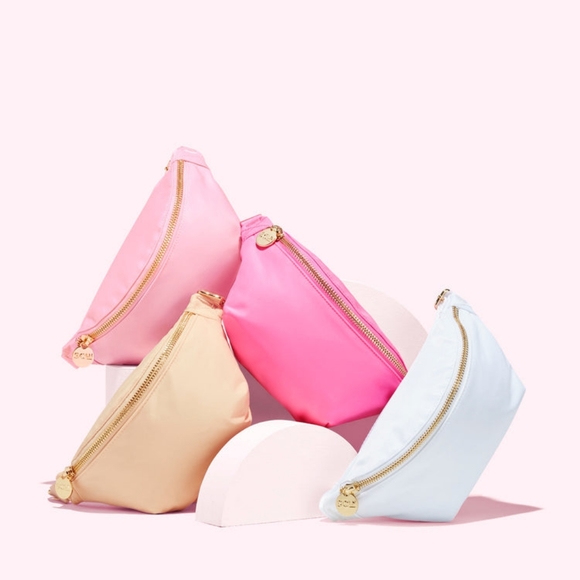 Stoney clover lane fanny pack bubblegum pink nwt longer strap classic - Picture 3 of 8